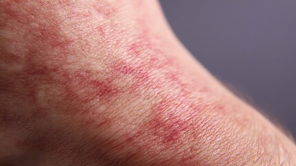 Fototapeta premium Irritated Forearm Skin With Redness