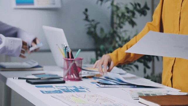 team of UI UX web designer are working together to develop mobile responsive websites with UI UX front end designer previews, UI UX web development ideas, front end designer. application development