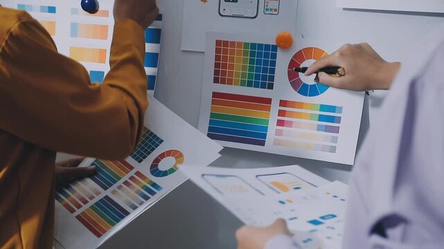 team of UI UX web designer are working together to develop mobile responsive websites with UI UX front end designer previews, UI UX web development ideas, front end designer. application development