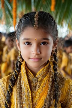 Vidyarambham ceremony with children starting school on Vijayadashami, goddess of learning, back to school celebration