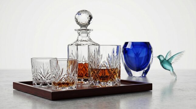 bottle and glass of cognac