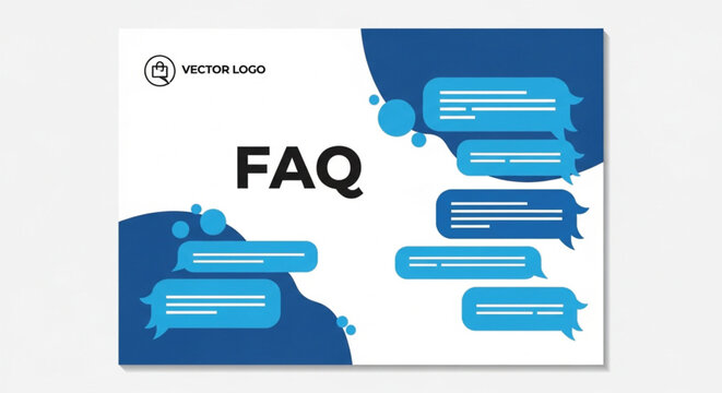 Frequently Asked Questions Text Bubbles.