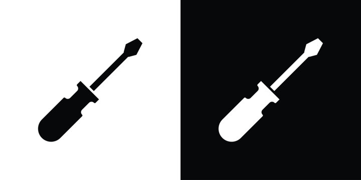 Screwdriver icon clipart for apps and web