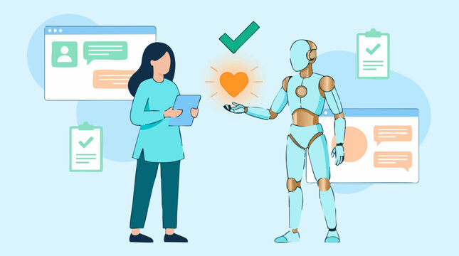 Human and AI Interaction, Collaboration, and Positive Feedback