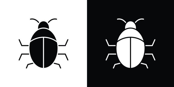 Bugs icon clipart for apps and web