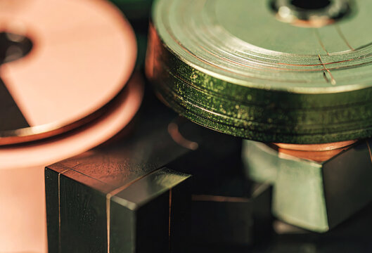 vivid abstract disc composition close up 