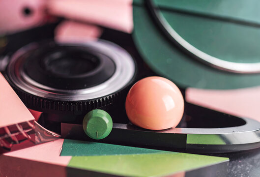 vivid abstract composition close up 