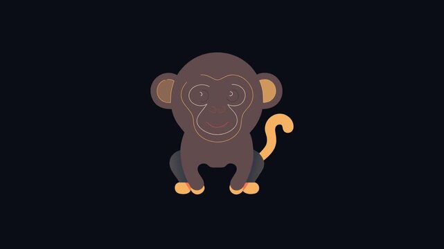  Cute Monkey Icon for Jungle Themes