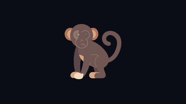  Whimsical Monkey Icon for Fun Themes