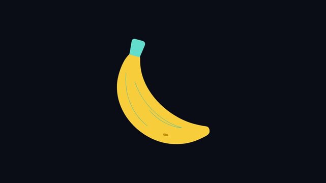  Colorful Banana Icon for Nutrition