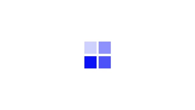 A smooth geometric diamond-style frame loading icon animation on a transparent background. Playful geometric loading progress bar for modern digital interfaces