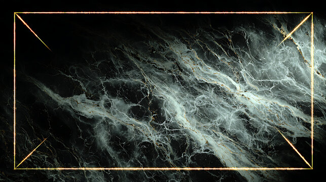 Dramatic dark Nero Marquina marble background with natural white veining, elegant stone texture for luxury design projects.