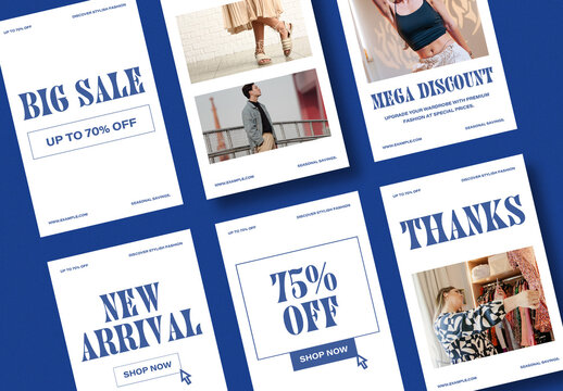 Modern Fashion Promotion Story Template Collection