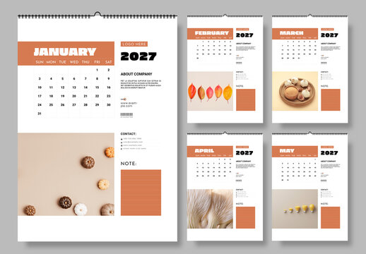 New Calendar Template 2027