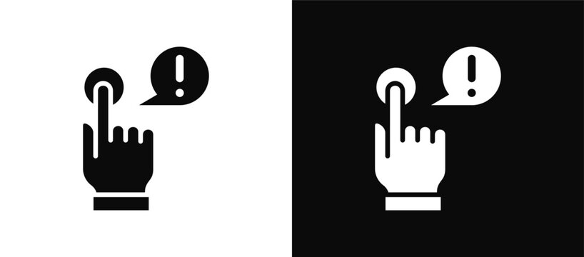 Press Button icon set multiple color collection
