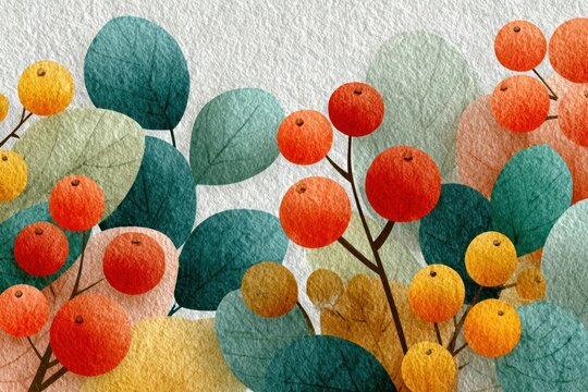 Watercolor-style Christmas Day background with soft seasonal elements
