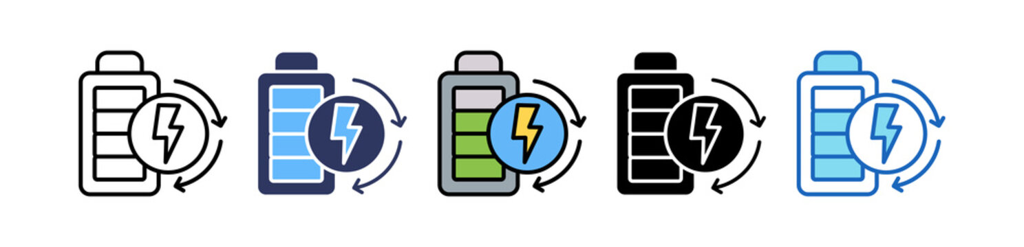 Power Recharge multiple icon