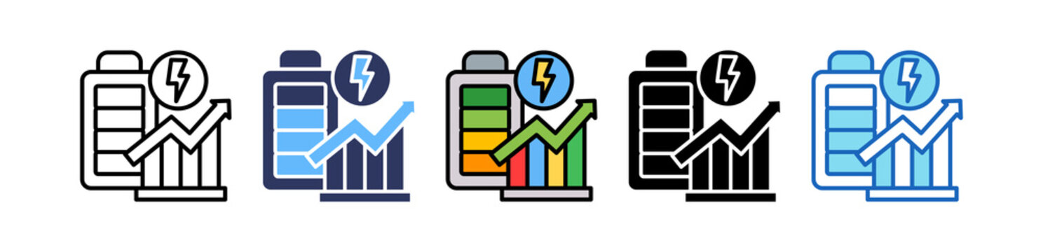 Business Recharge multiple icon