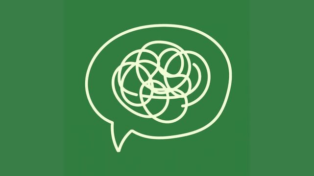 A green background with white logo on it and outline of recycling symbol in the middle green screen animated chromakey background figure elements movement expression style design scene
