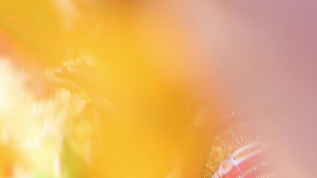 Defocused Indian Wedding Background with Haldi and Mehndi Ceremony Celebration