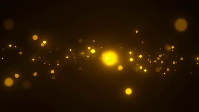 Lights Flickering Gently at Night With Dark Background Display