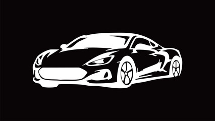 Obraz premium Automotive Logo Template Vector, Car Wash and Auto Repair Service Emblem Design