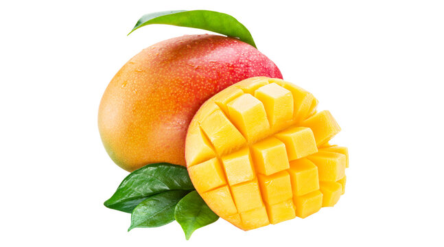 mango, mango fruit, fresh mango, sliced mango, ripe mango, mango png, fruit png, food png, isolated on transparent background