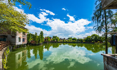 Obraz premium Shangyue Ancient Village, Fogang County, Qingyuan City, Guangdong Province