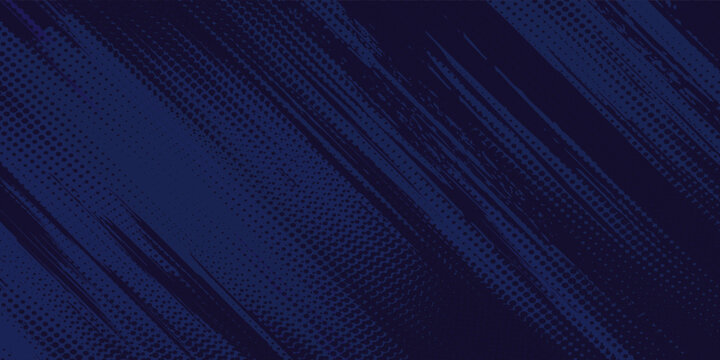 Abstract Grunge Halftone Brush Stroke Background