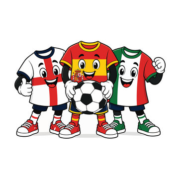 Happy T-Shirt Mascot t-shirt design, smiling cartoon t-shirt character ,illustration, digital illustration, flat illustration, vector illustration, modern illustration, minimal 