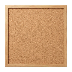 Fototapeta premium Square blank cork pin board wooden frame