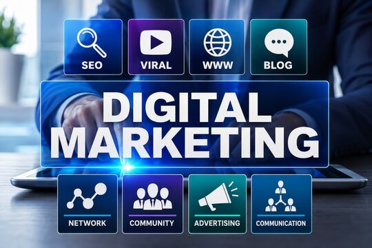 SEO and SMM Advertising Strategy for Digital Marketing, Internet Promotion and Online Business Growth