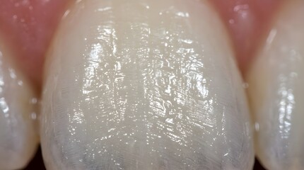 Fototapeta premium A series of clear aligners gradually straighten teeth on a dental model, illustrating orthodontic progress
