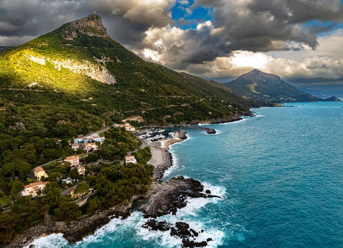 The coast near the town of Maratea, Basilicata, Italy