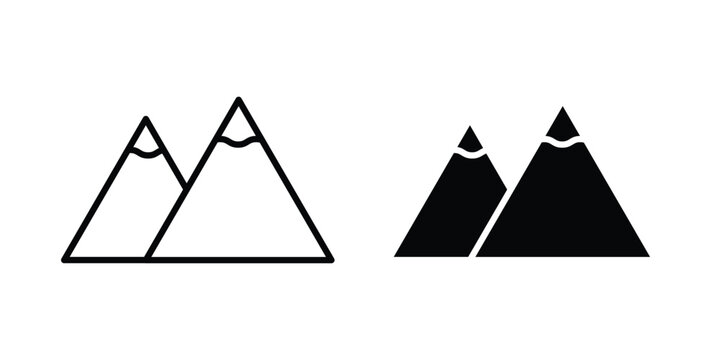 mountain icon ai