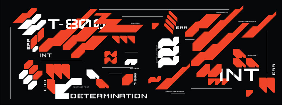 Futuristic Mecha Gaming Wallpaper with Black and Red Featuring High-Contrast Aesthetic.