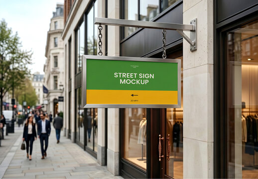 Street Sing Mockup