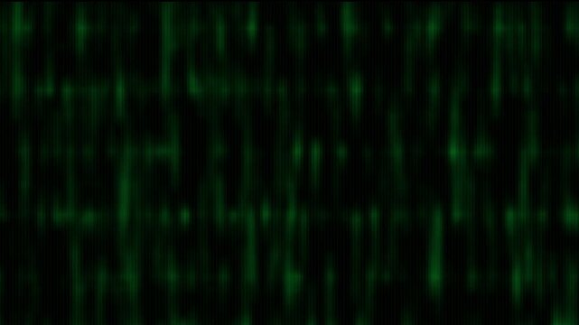 Soft floating green matrix binary code lines background loop