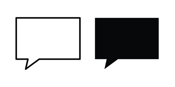 Talk bubble speech icon