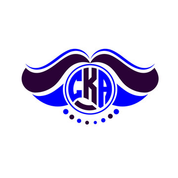 CKA letter logo creative design. CKA unique design