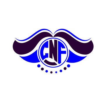 CNF letter logo creative design. CNF unique design