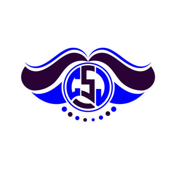 CSJ letter logo creative design. CSJ unique design