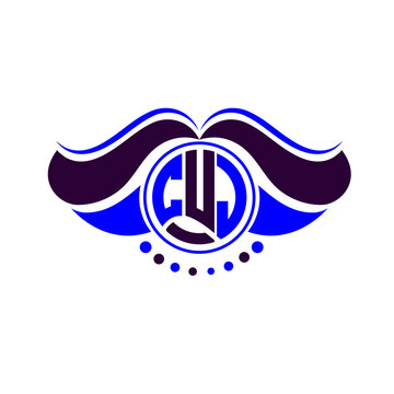 CUJ letter logo creative design. CUJ unique design