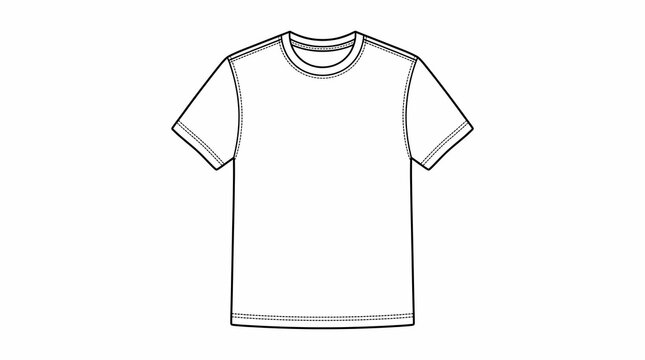 T shirt blank short sleeve crew neck