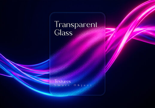 Transparent Glass Texture Effect