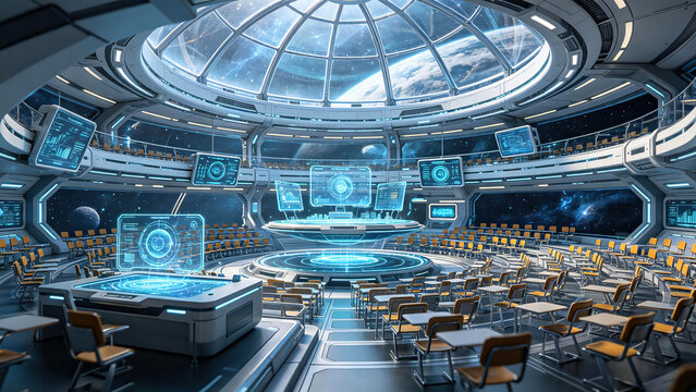 Futuristic Command Center