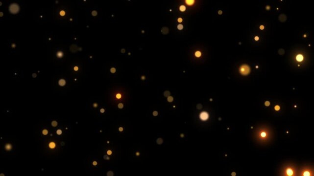celebration gold particle awards light backdrop loop