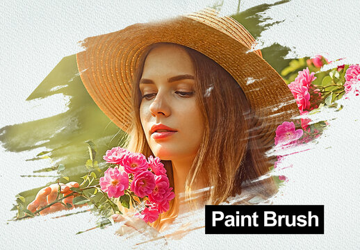 Paint Brush Photo Effect