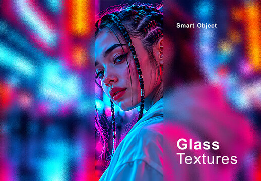 Glass Textures Photo Effect