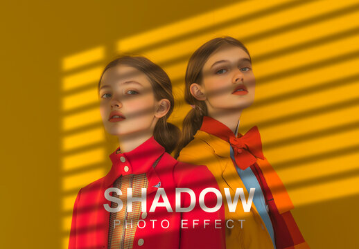 Shadow Photo Effect Template